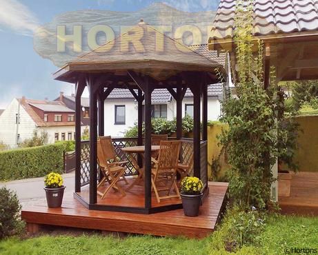 Log Cabin Helena 7 - 3.5m octagonal gazebo