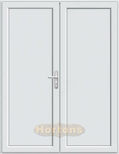 Log Cabin 1565x1855mm uPVC fully panelled double doors