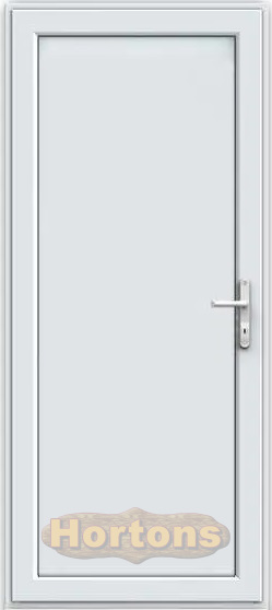 Log Cabin 850x1855mm uPVC fully panelled single door