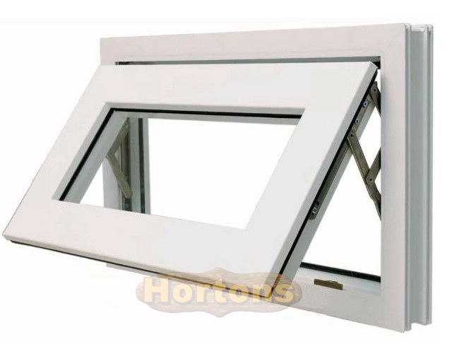 Log Cabin 1000 x 450mm high level opening uPVC window