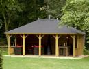 Log Cabin Ibiza Gazebo 4.2 x 6.0m