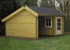 Log Cabin Lugarde Garage Calais 4 x 5m