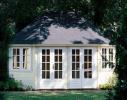 Log Cabin 5.25 x 3.85m Oval Summerhouse Lugarde Prima Nadine