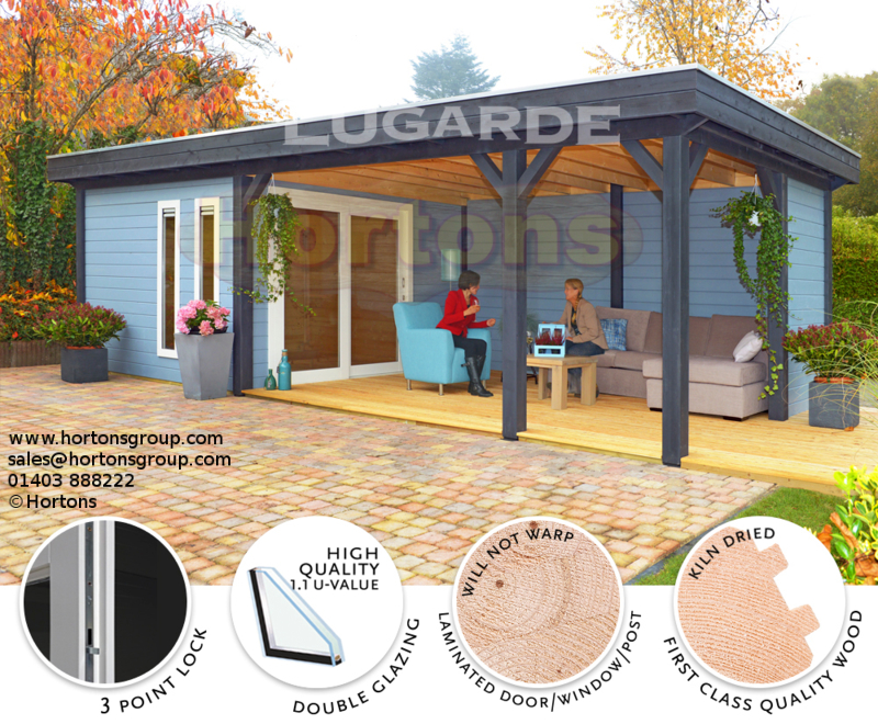 Log Cabin Lugarde Pro System Summer Houses