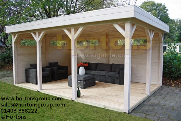 Log Cabin 5.4m x 3.6m Gazebo