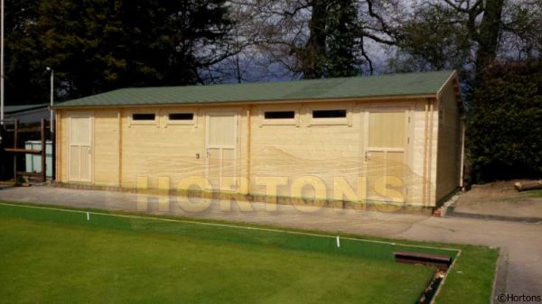 Log Cabin Sports Changing Rooms