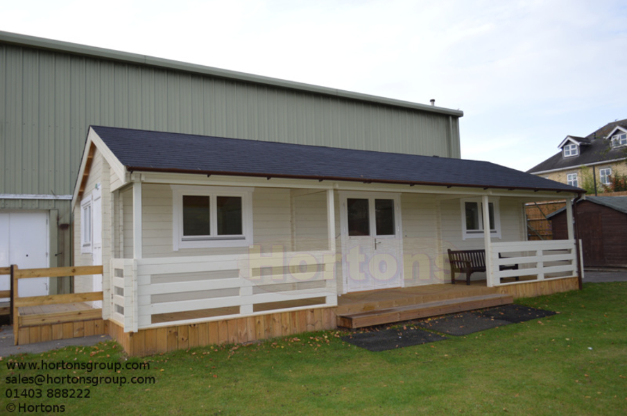 Log Cabin The Cheam Clubhouse