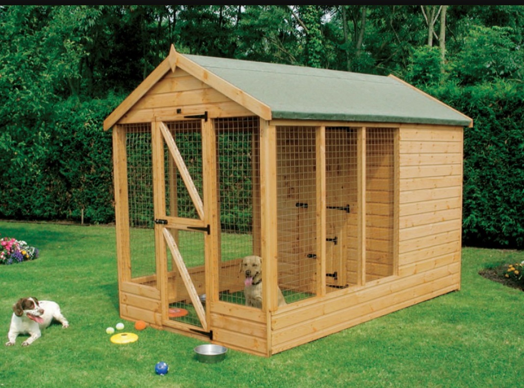 Log Cabin 10' x 6' Country Kennel
