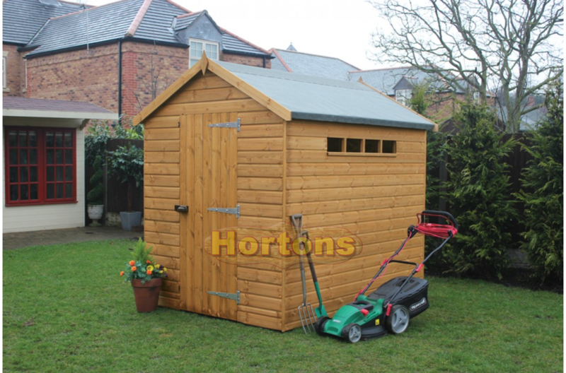 Log Cabin Apex Security Shed