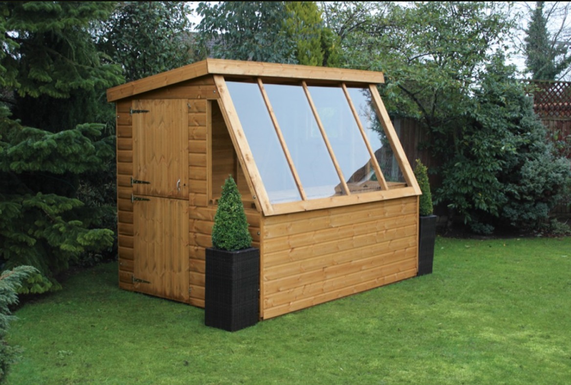 Log Cabin 6' x 10' Potting Shed