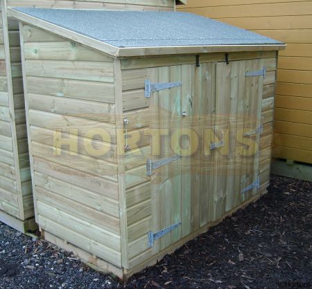 Log Cabin 6x2ft  Tooltidy extra strong pressure treated storage shed