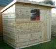 Log Cabin Pent roof extra strong pressure treated shed