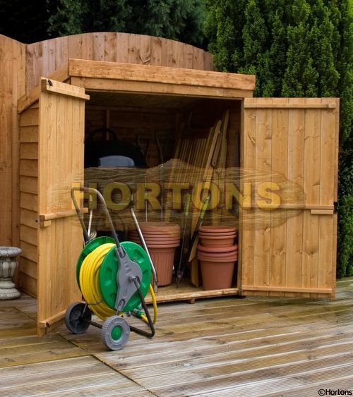 Log Cabin Pent roof featheredge mower store
