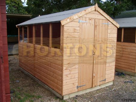 Log Cabin Premium Apex 6' x 10' T&G Shiplaplap Garden Shed