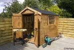 Log Cabin Premium Apex 6' x 6' T&G Shiplaplap Garden Shed