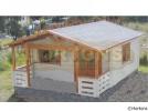 Log Cabin Surrey - 60 + 60mm Twinskin 5.0 x 6.8m