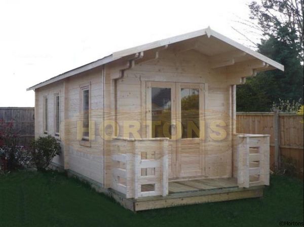 Log Cabin Worthing - 3x7m Log Cabin
