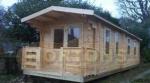 Log Cabin Sutton - 3x8m Log Cabin