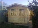 Log Cabin Michael 45 + 45mm  3.0 x 2.5m  Twinskin