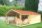Log Cabin Tonbridge - 4 x 4 m Log Cabin