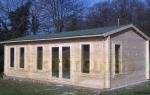 Log Cabin Hereford Twinskin 45 + 45mm 7.5 x 5.5m