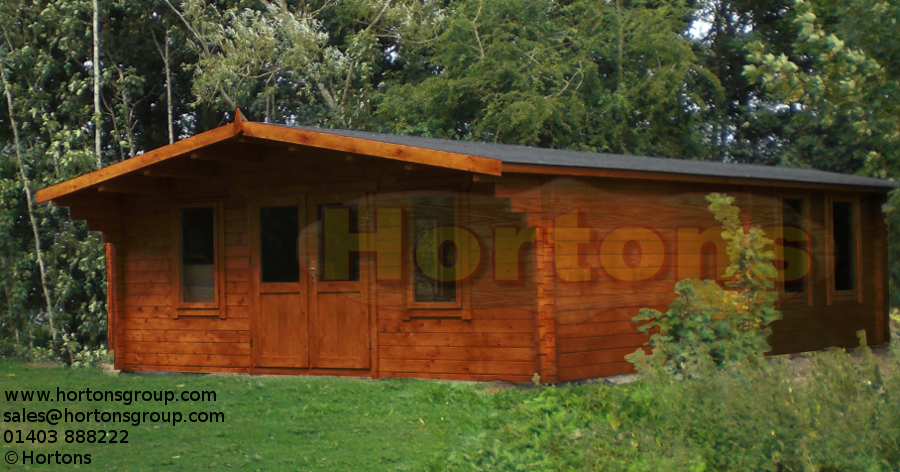 Log Cabin Aldershot 6x8m log cabin