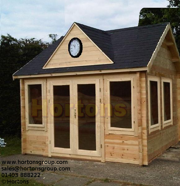 Log Cabin Mini Clockhouse - 4x4m Log Cabin
